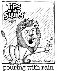 Or roaring with pain…