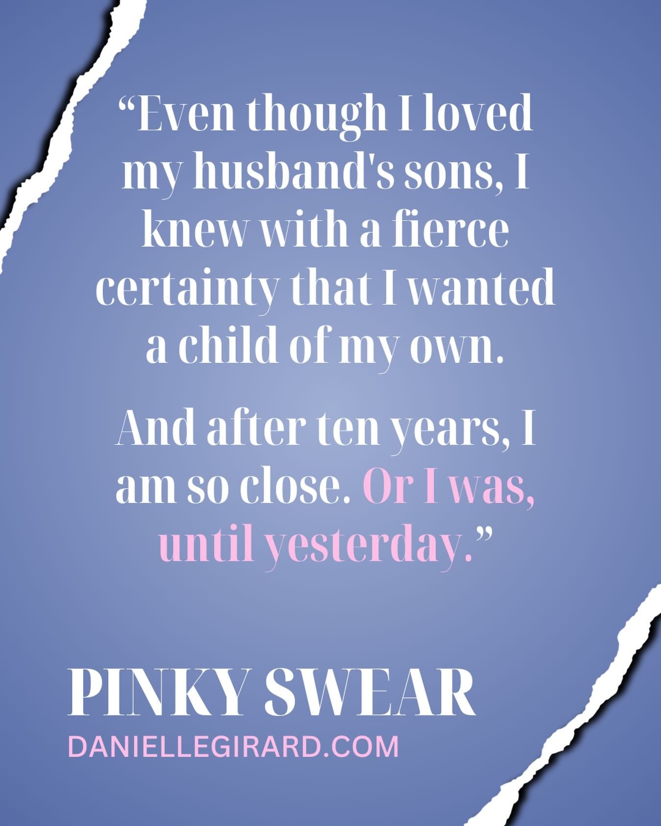 Suspense and sorrow intertwine in #PinkySwear, as a young mother embarks on a perilous cross-country hunt for the truth about her best friend and surrogate, who has vanished four days before the delivery of her baby. Learn more at the link in my bio.