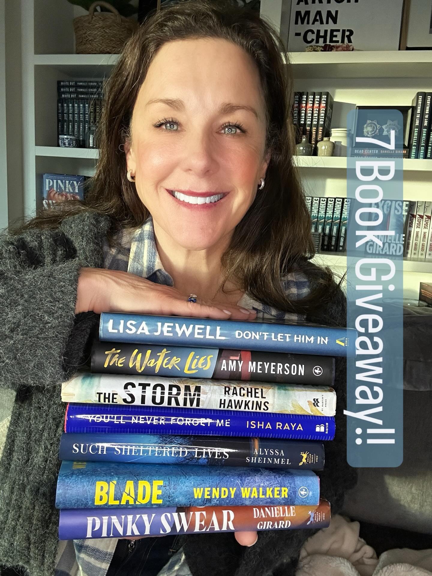 To celebrate love, friendship and killer women, we&rsquo;re doing a massive (overdue!) 7-book giveaway, including a finished copy of PINKY SWEAR and the latest from:
Lisa Jewell (@lisajewelluk)
Rachel Hawkins (@ladyhawkins )
Wendy Walker (@wendywalke