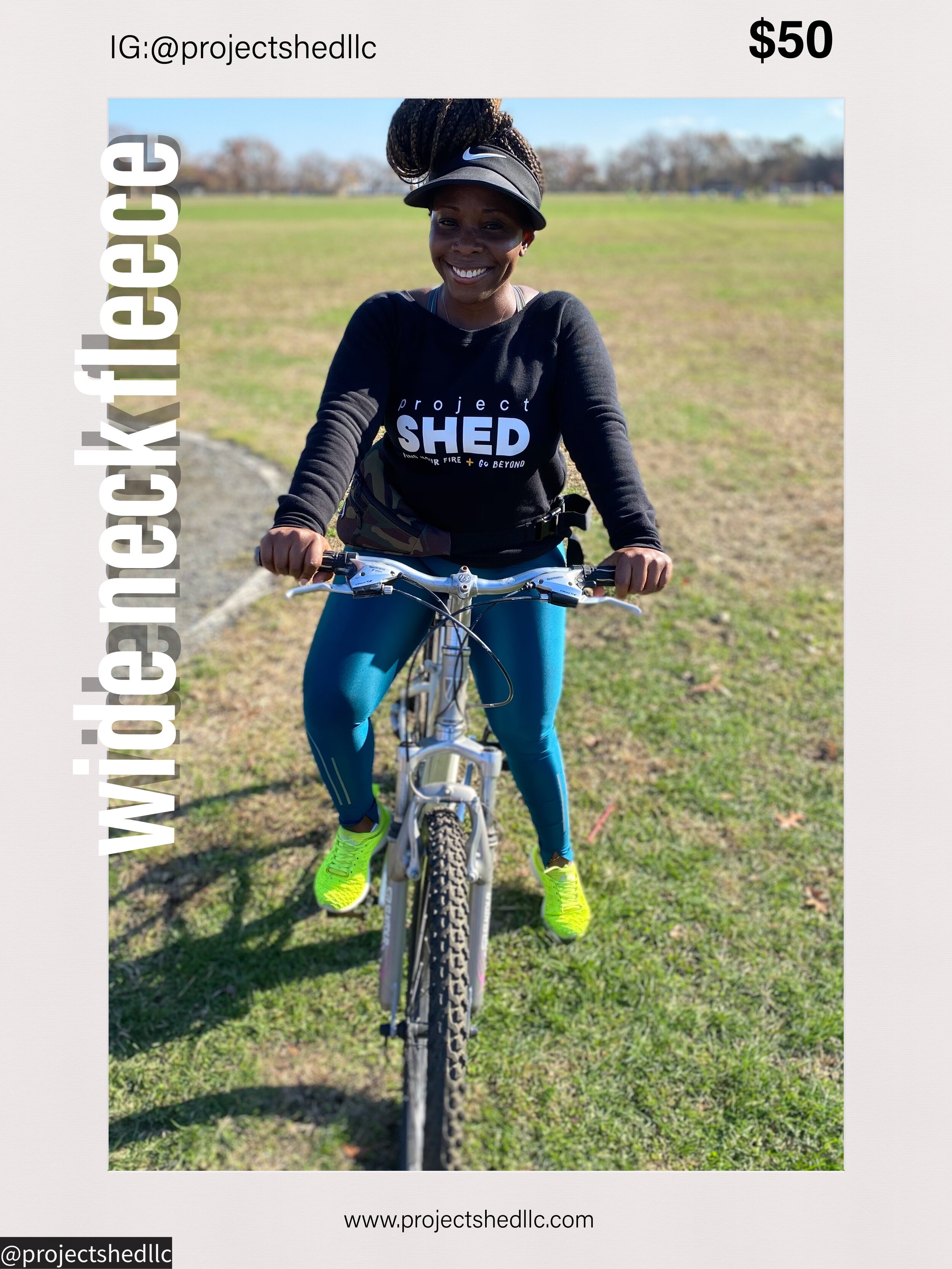 wide neck project SHED sweatshirt