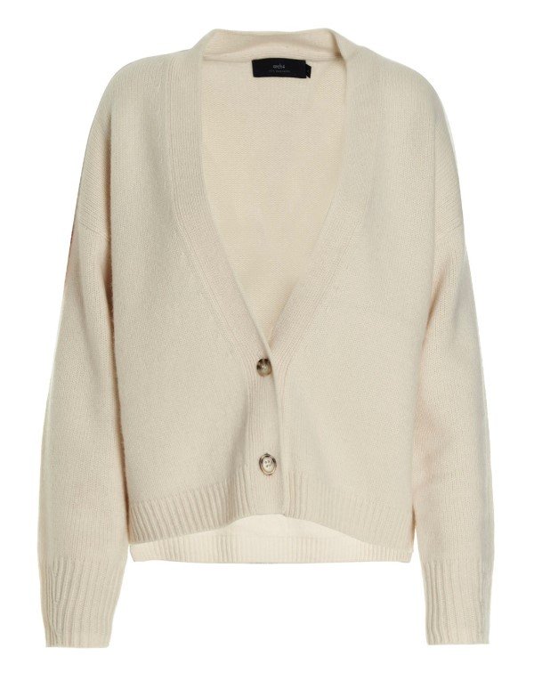 Arch4 Willow Cashmere Cardigan Sweater in Ivory — Delsette