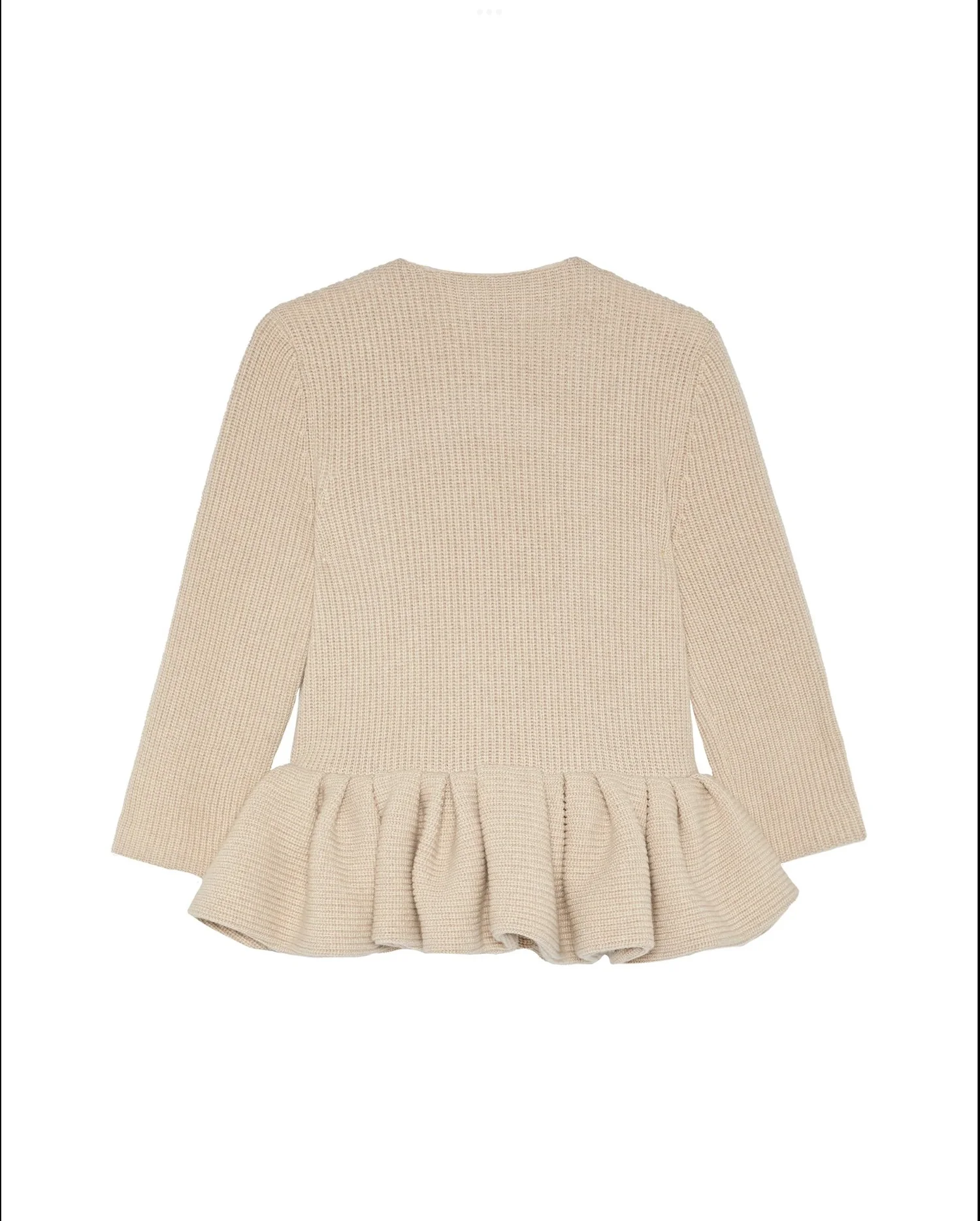 Bluelea peplum gilet  ベージュ　bluelea IMG_4560.jpeg?format=1500w