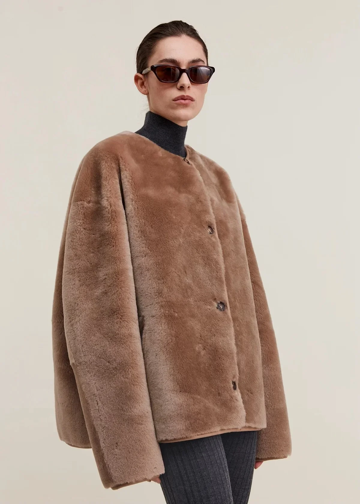 sunsea JOSEPH FELTON COAT ラビットファー Octania Hairy Wool Coat – La Garçonne