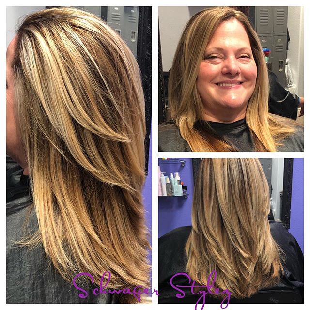 Girllll 👀 at how long your hair is! Ahhhhhh! Healthy, long and beautiful... a little balayage a little babylight and a little glamour root coverage #babylights #farmavita #balayage #balayagehair #balayagedandpainted #arbonnehair #longhairdontcare #i