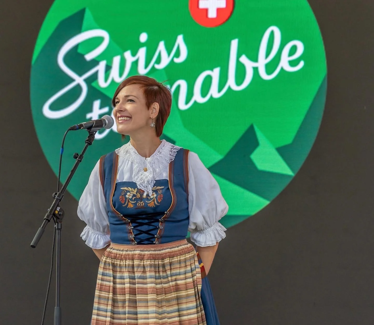 Swiss jodeling performance in the Netherlands, summer 2022
