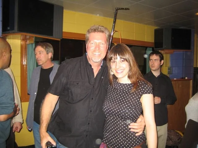 Recording session with drummer  J.R. Robinson (spring 2009)