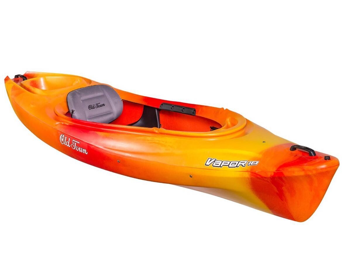 Old town Vapor 10 
We have 2 in stock!!
Adjustable comfort flex seat, glide track foot brace system, and molded in cockpit tray with cup holder!
Stop by, call, or DM us to get yours today!! 
#oldtown #oldtownkayak #oldtownkayaks #oldtownvapor10 #oldt