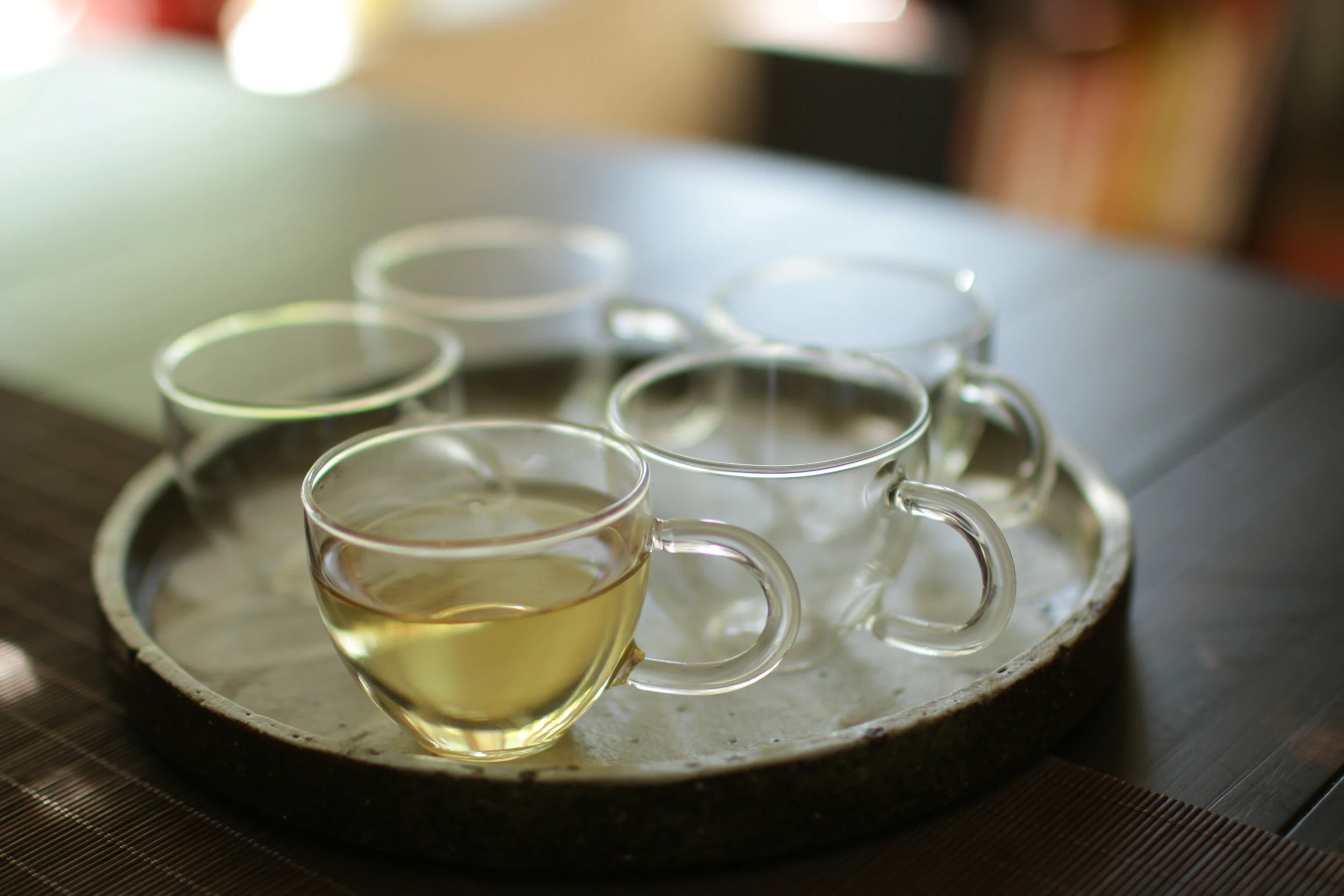 Glass Teacup With Handle (Set of Two)
