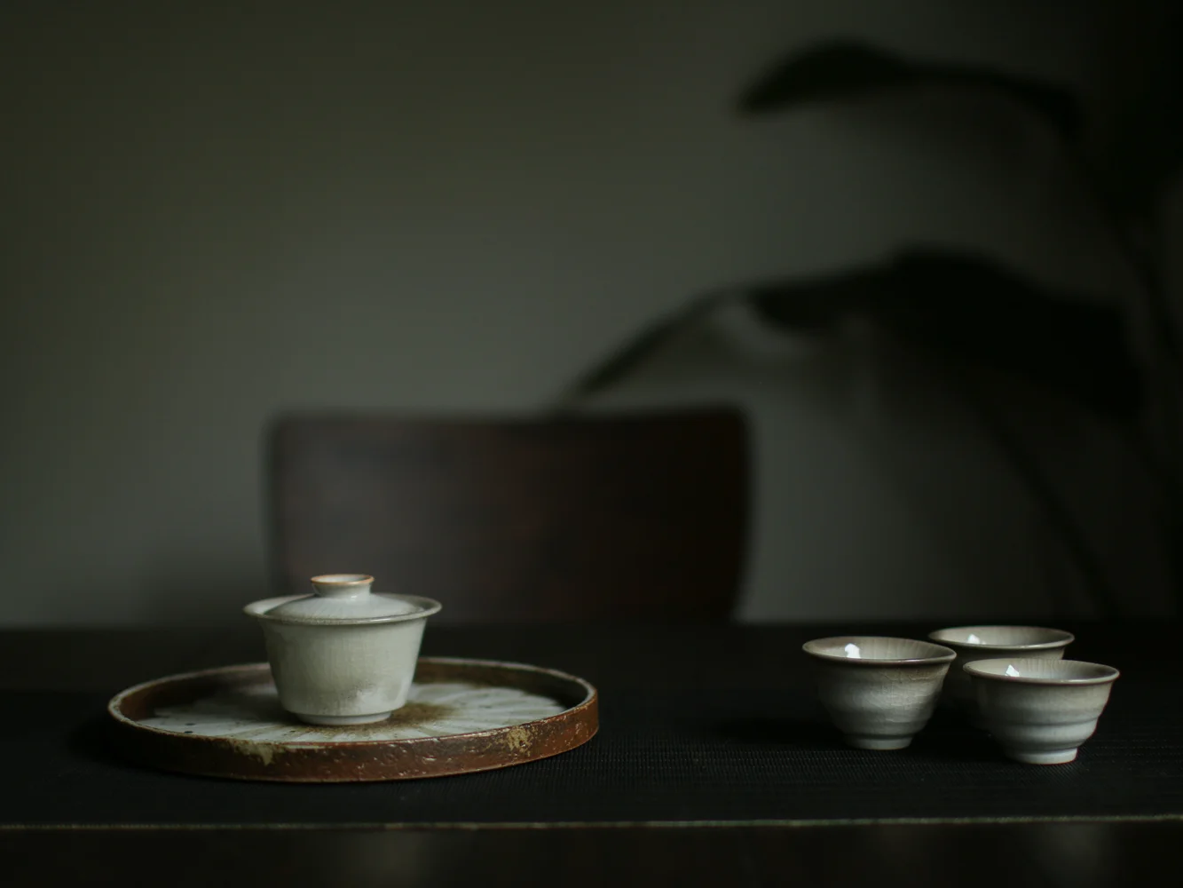 Handmade Cloudy Days Gaiwan Set 