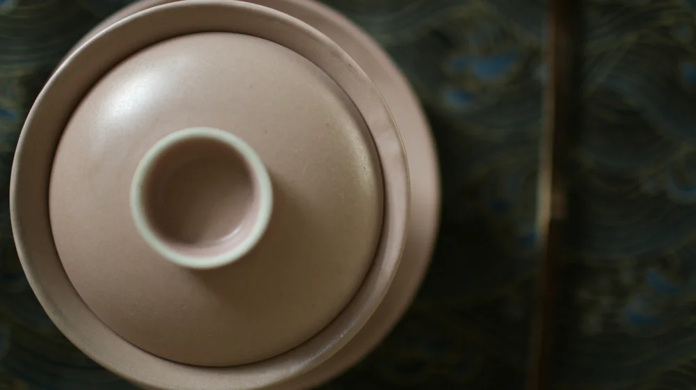 Handmade Gentle Pink Gaiwan