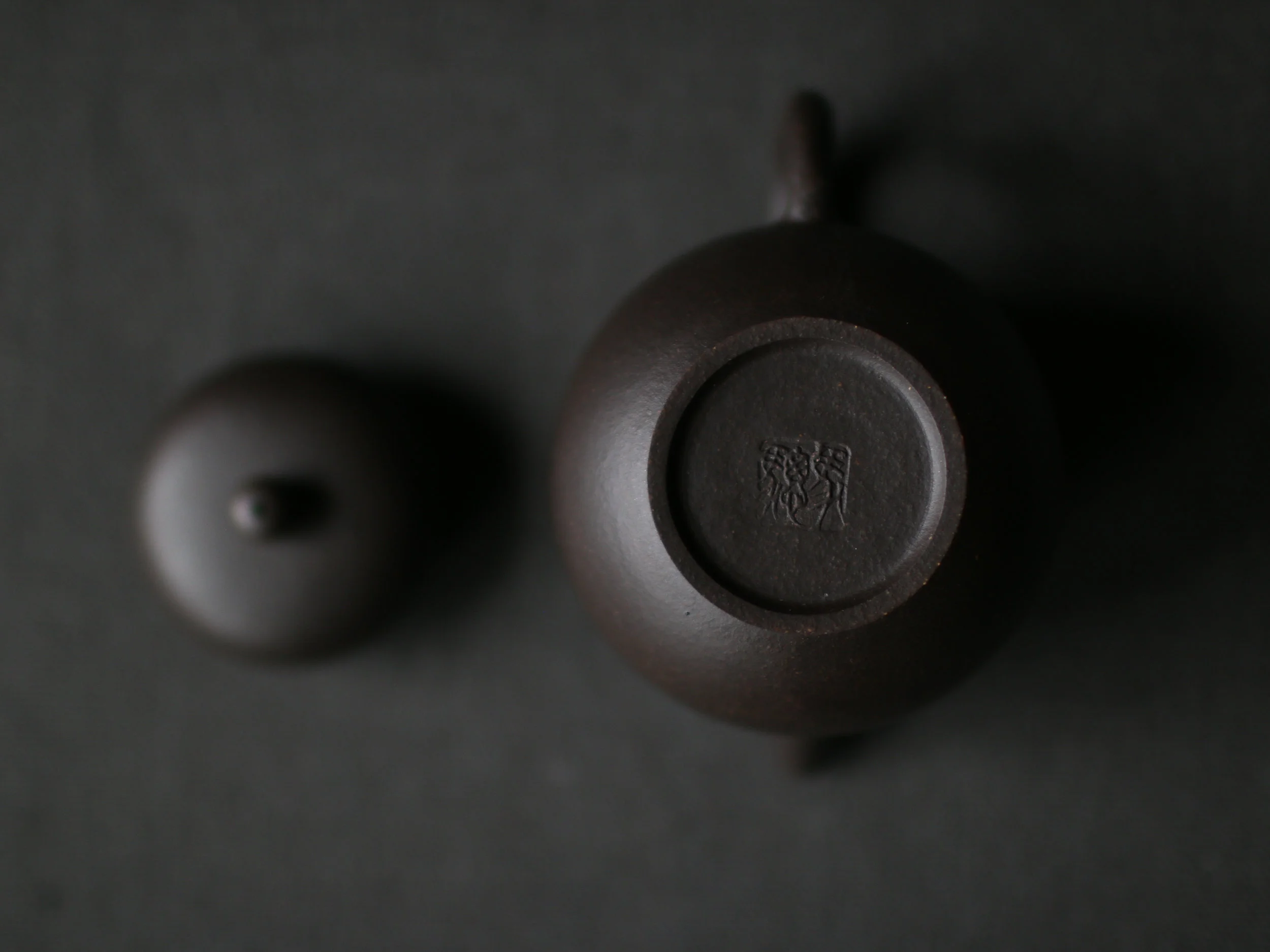 Handmade Yixing Mini Black Pear Teapot