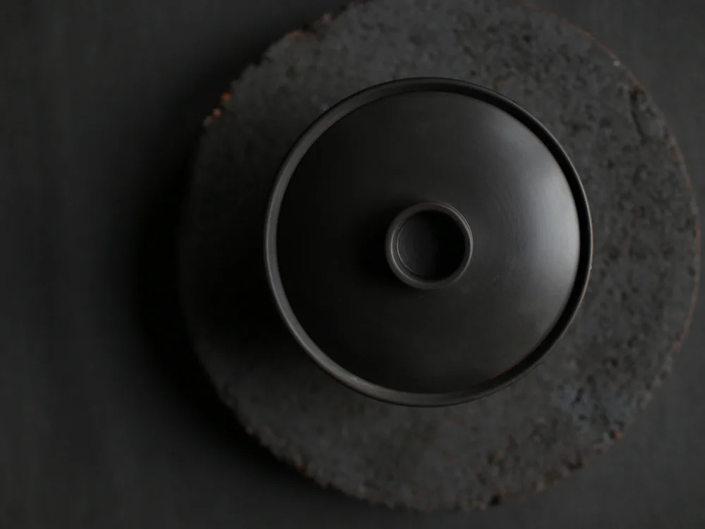 Handmade Purple Clay Asian Straw Hat Gaiwan