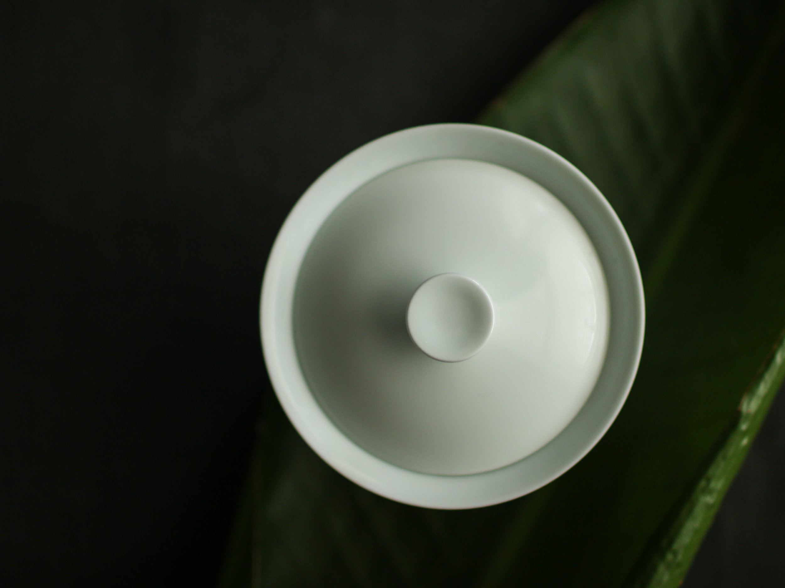 Classic Thin Wall White Porcelain Gaiwan (Tall)