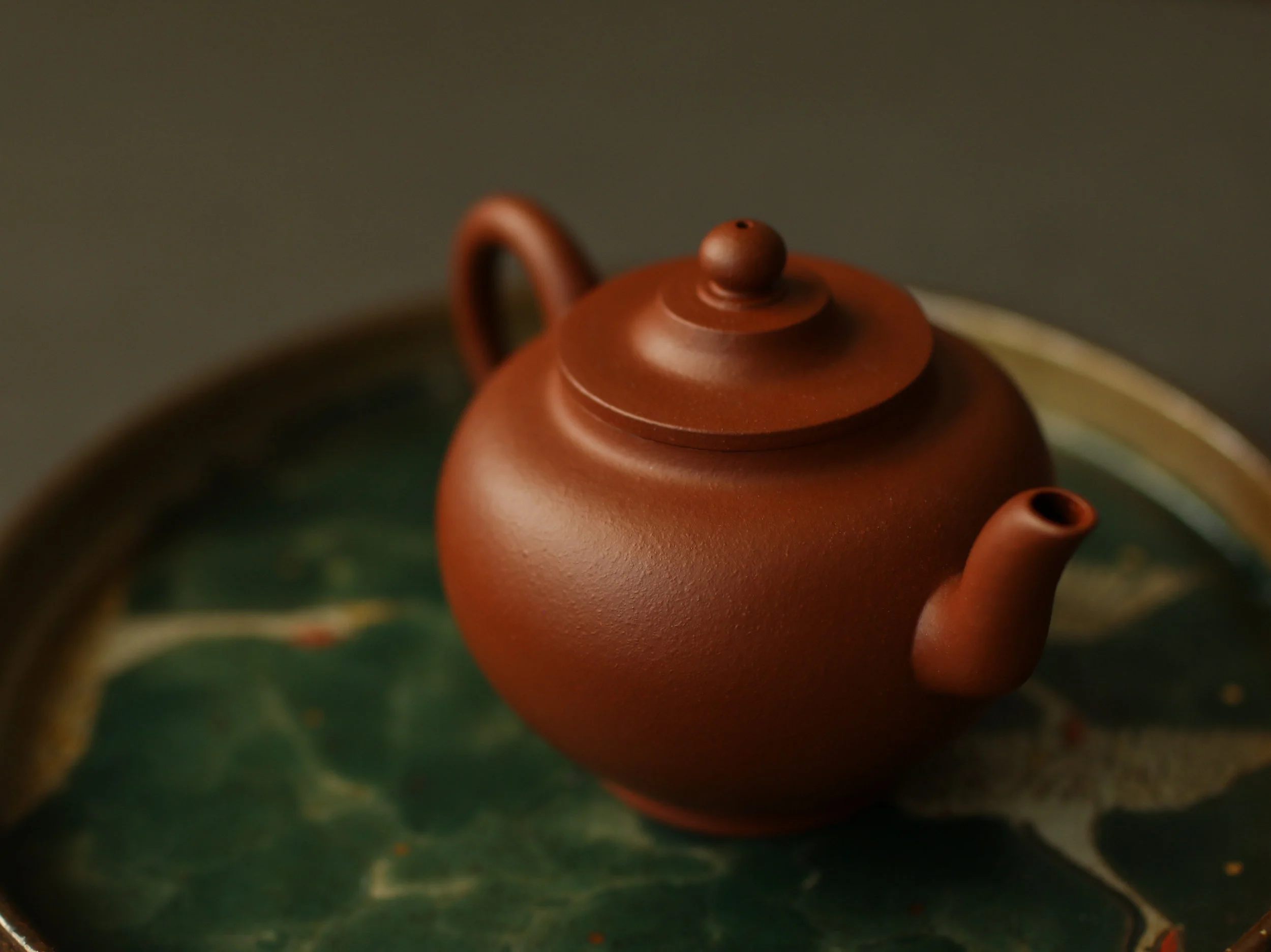 Gu Li Shape Zhu Ni Yixing Teapot
