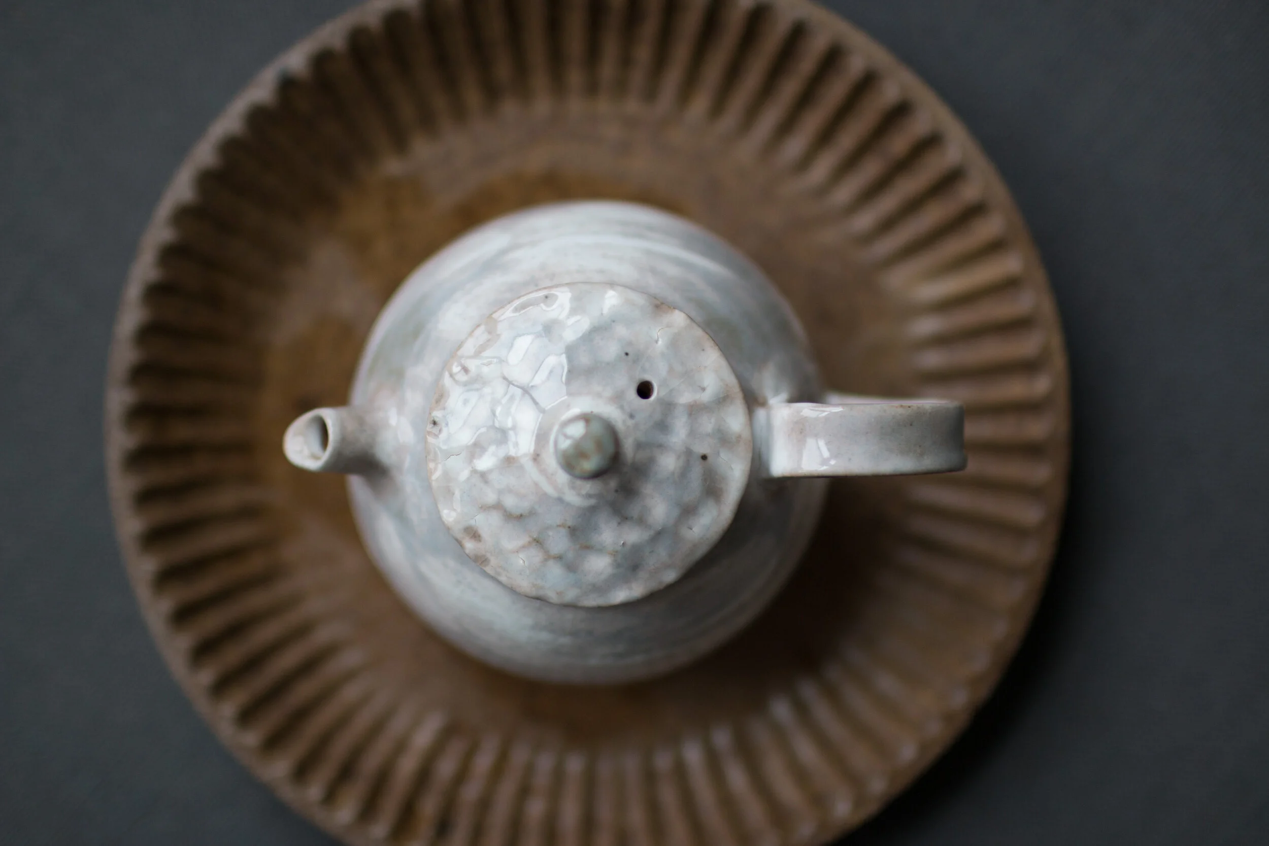 Handmade White Elephant Teapot