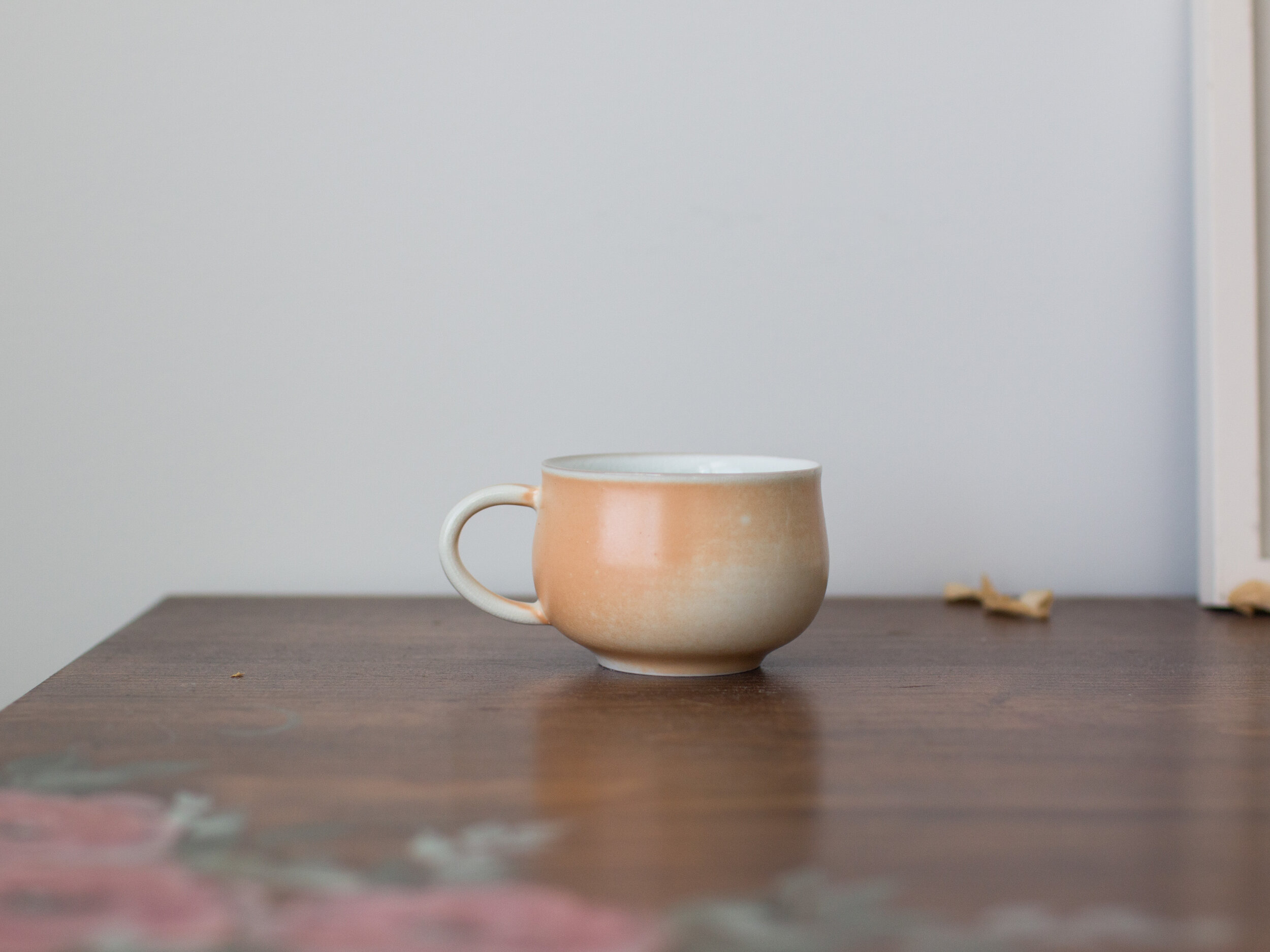 Handmade Egg Yolk Soda Fired Tea/Coffee Mug