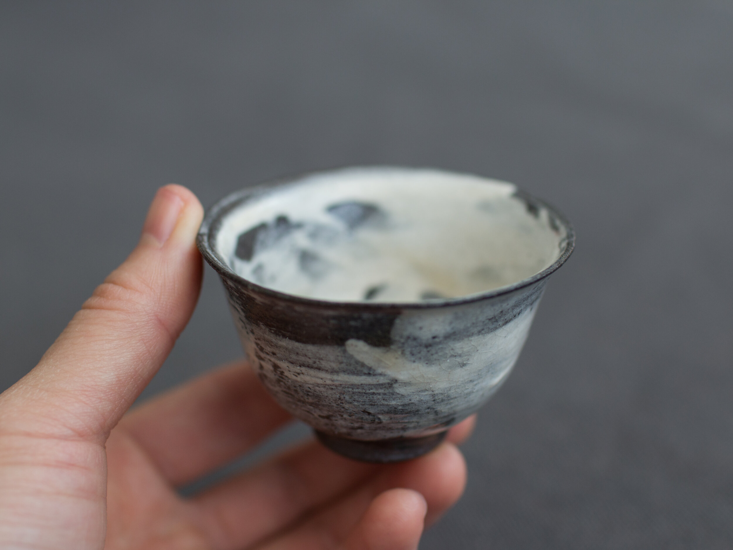 Handmade Fen Yin Glazed Teacup 