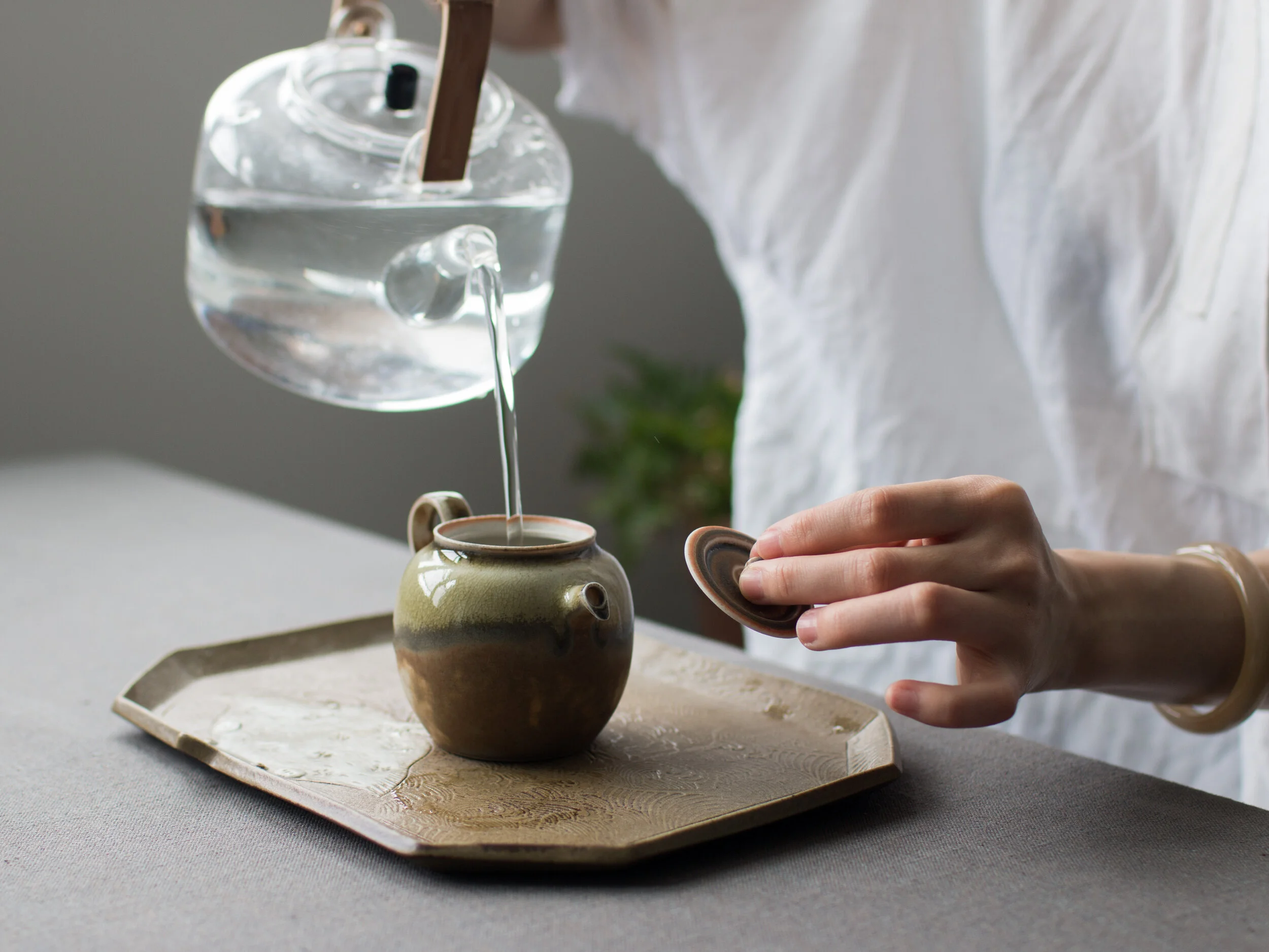 Handmade Brown Earth Teapot No.2