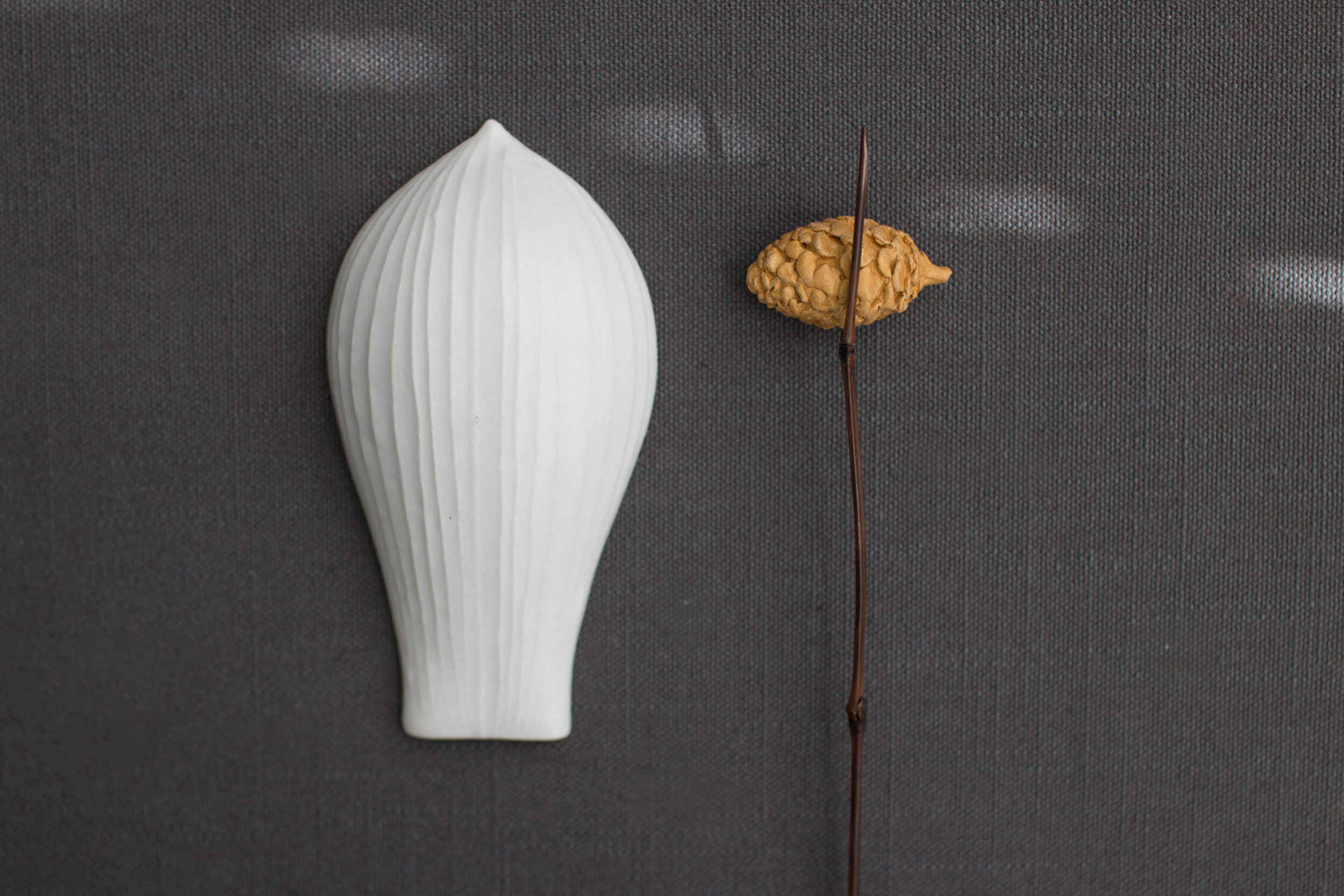 Handmade Pinecone Tea Scoop Holder