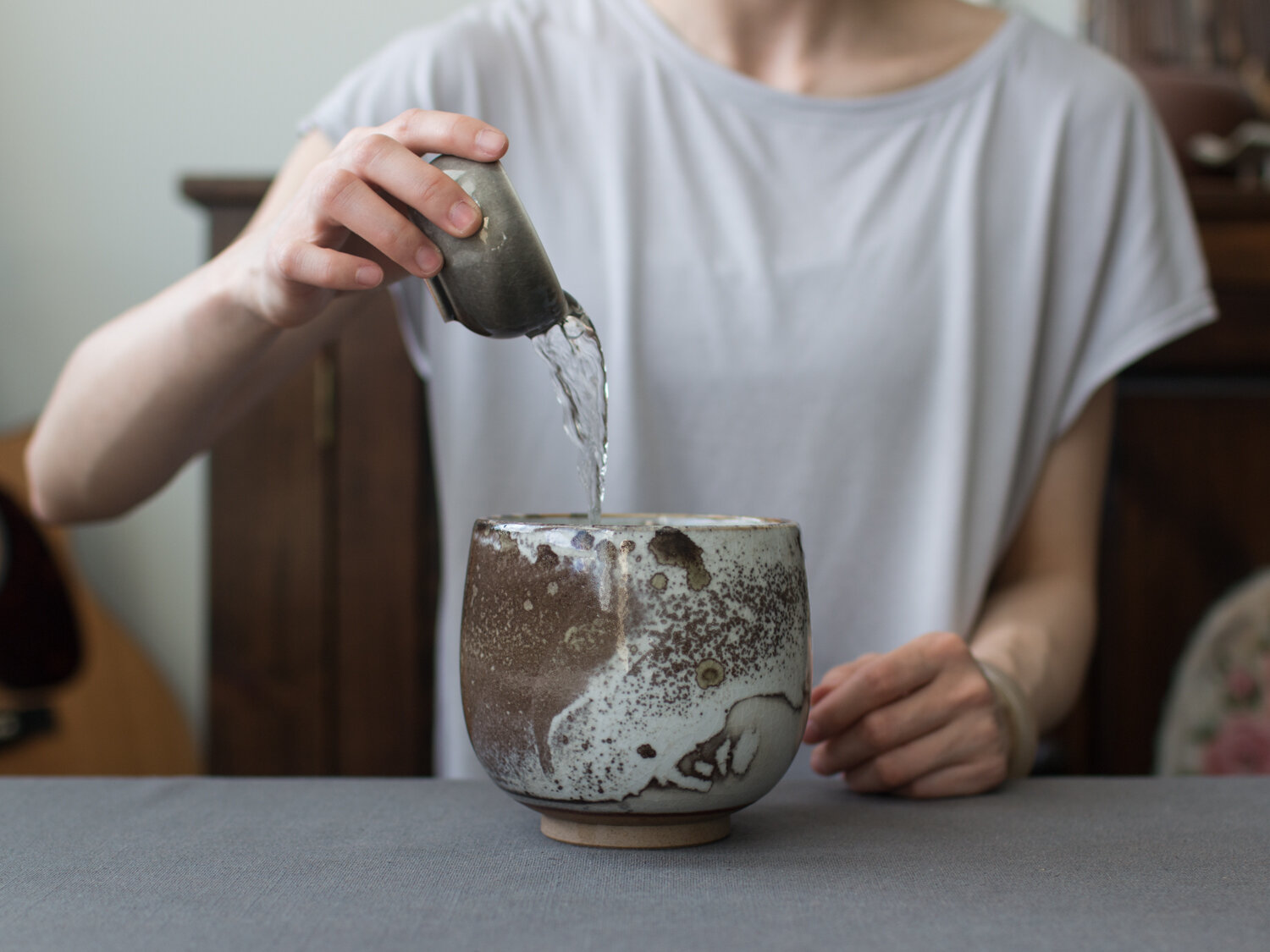 Handmade Ink Art Waste Bowl