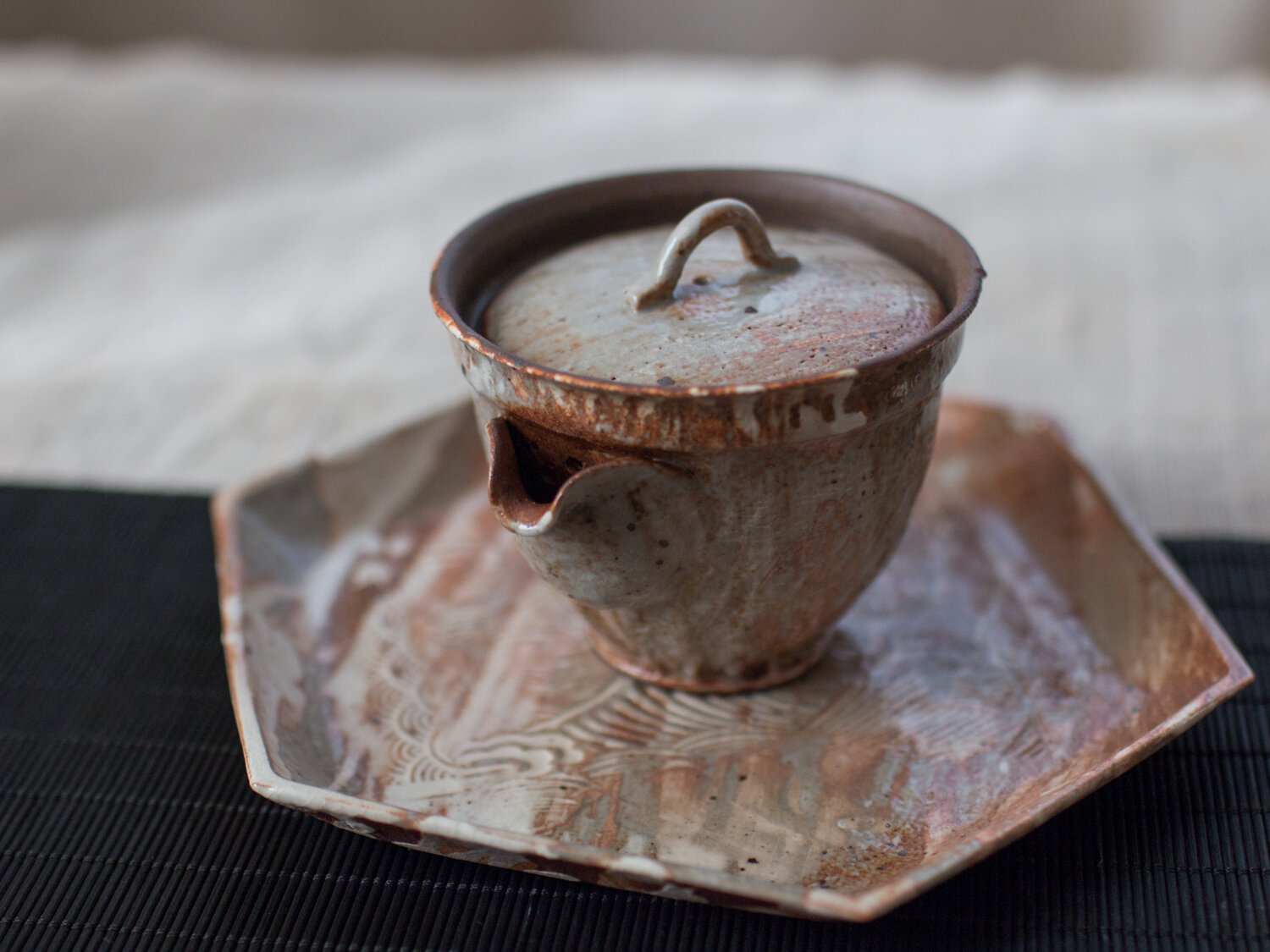 Handmade Grand Canyon Waves Tea Tray 
