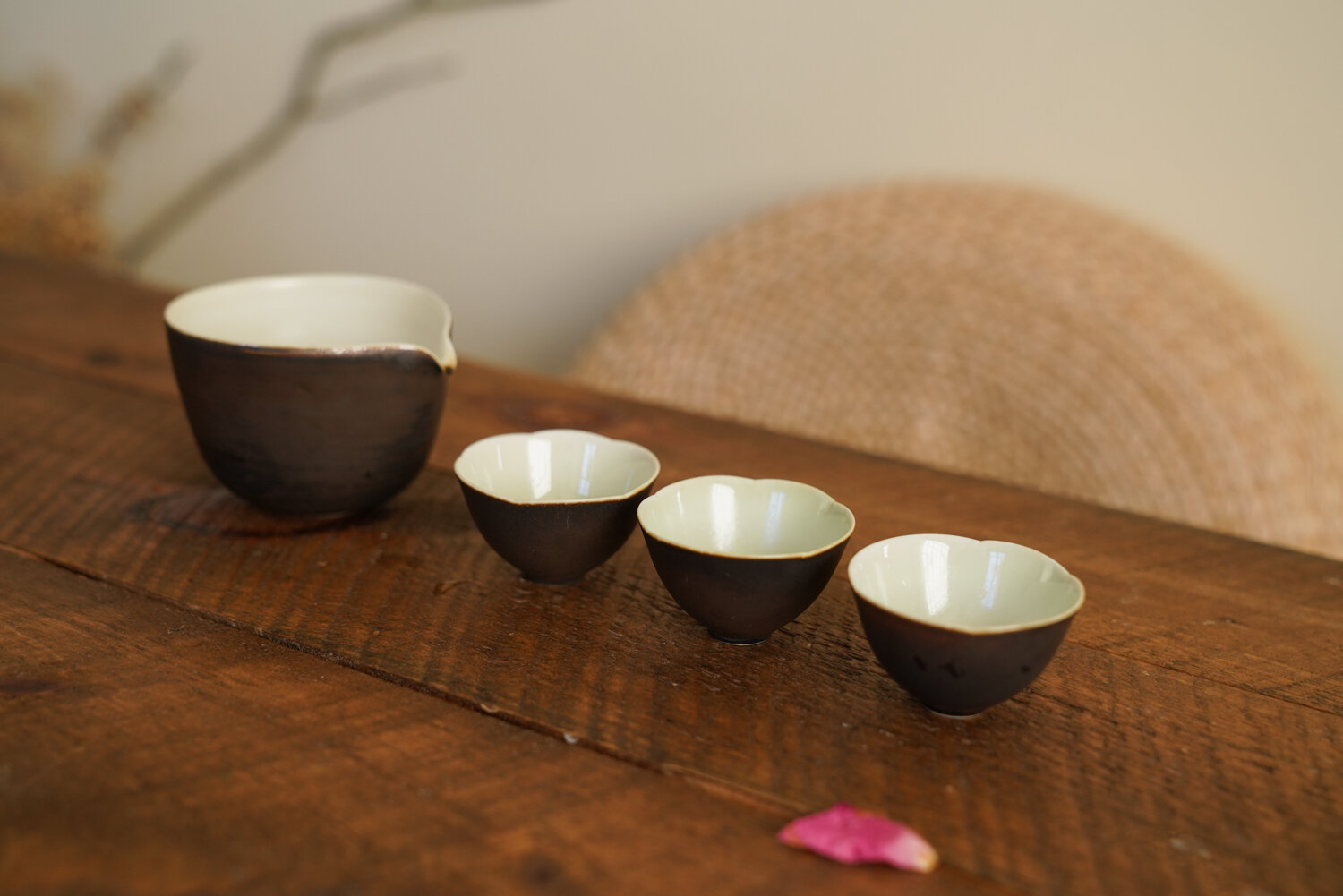 Handmade Matte Brown Fair Cup
