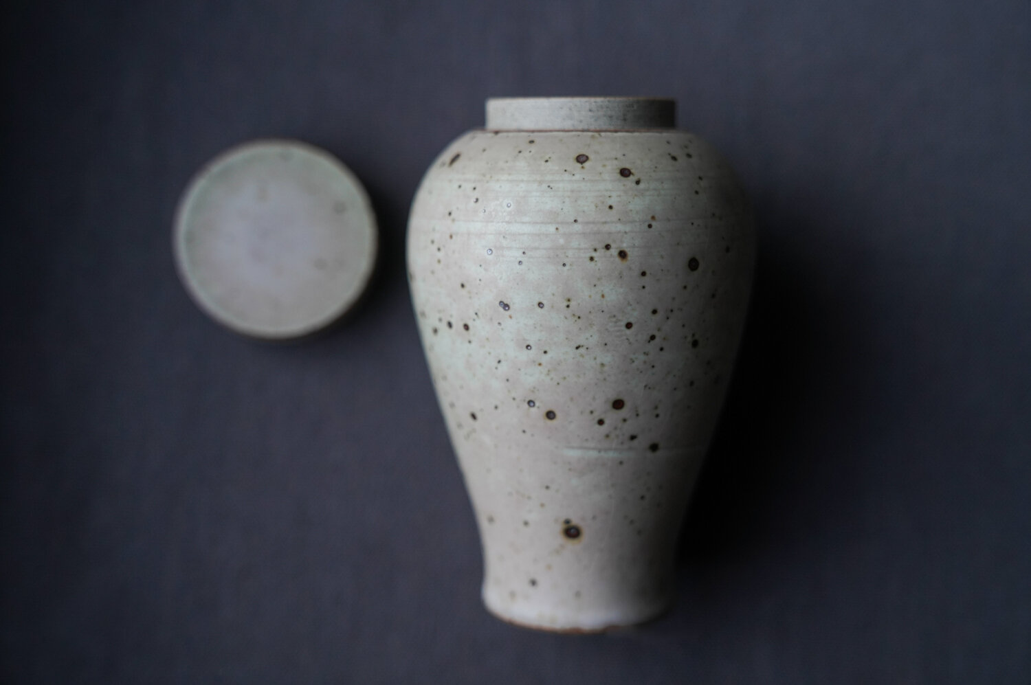 Handmade Moon Face Tea Jar