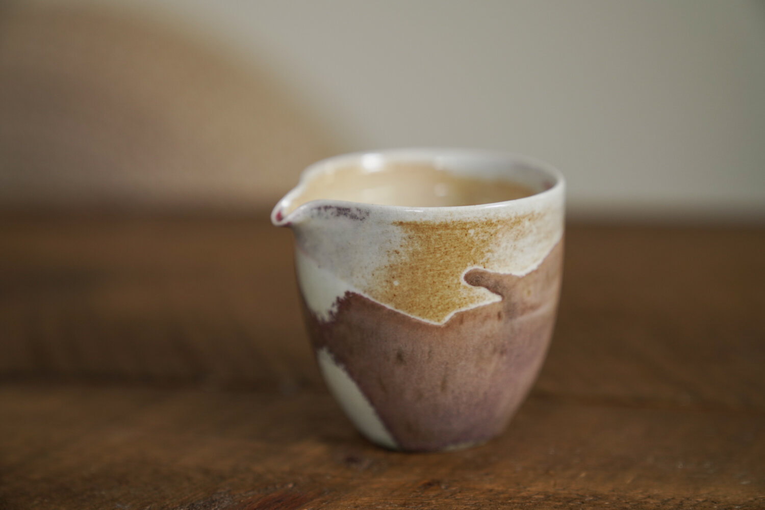 Handmade Soda Firing Brown &amp; Earthy Glazed Fair Cup