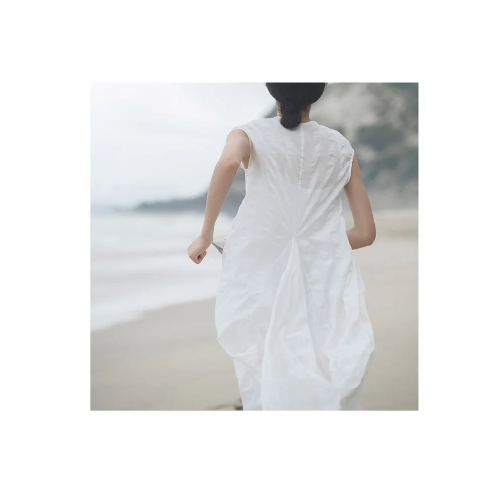 european linen mini dress Linen Apron Mini Dress | Sustainable European Flax Linen