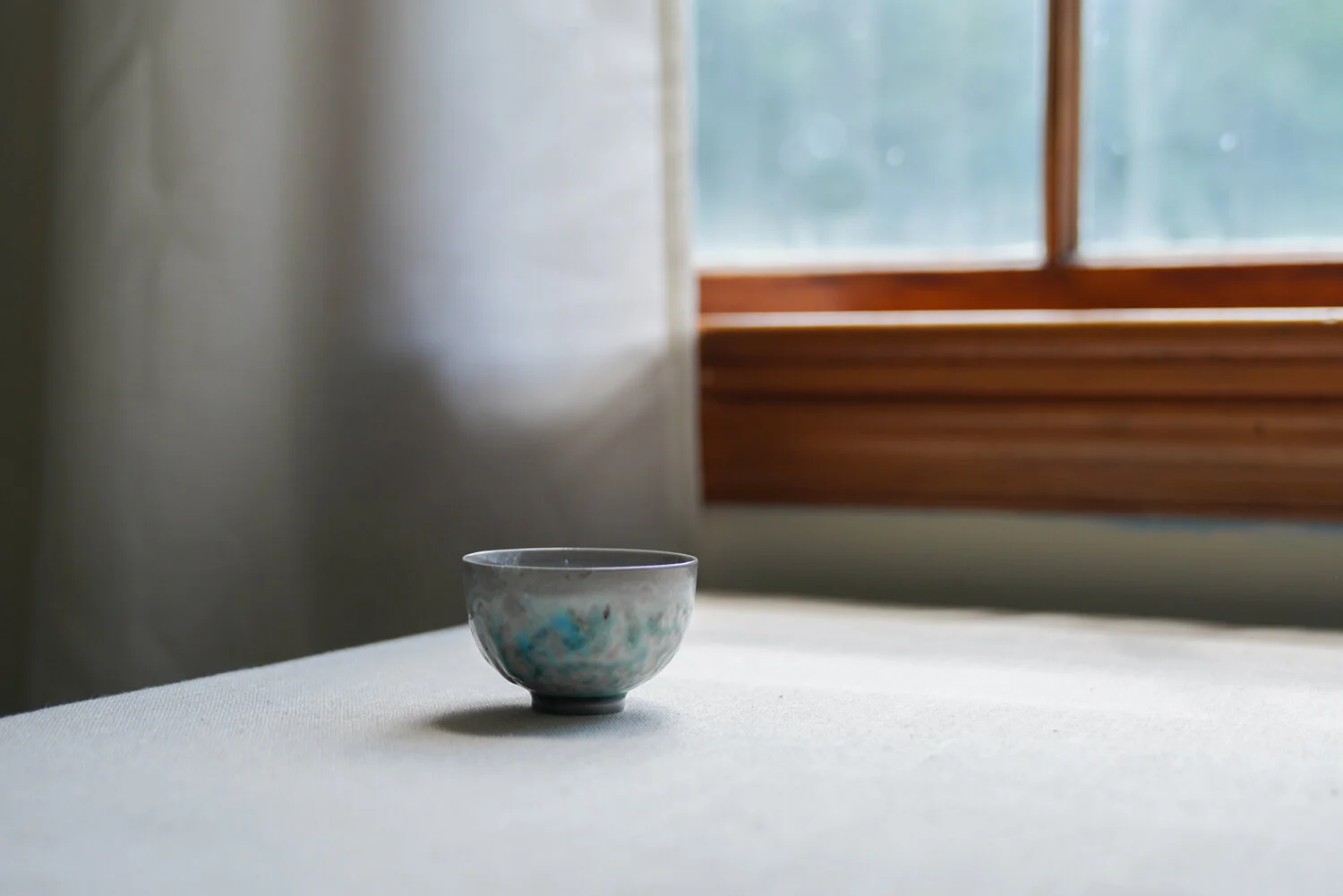 Stormy Tornado Soda Firing Teacup