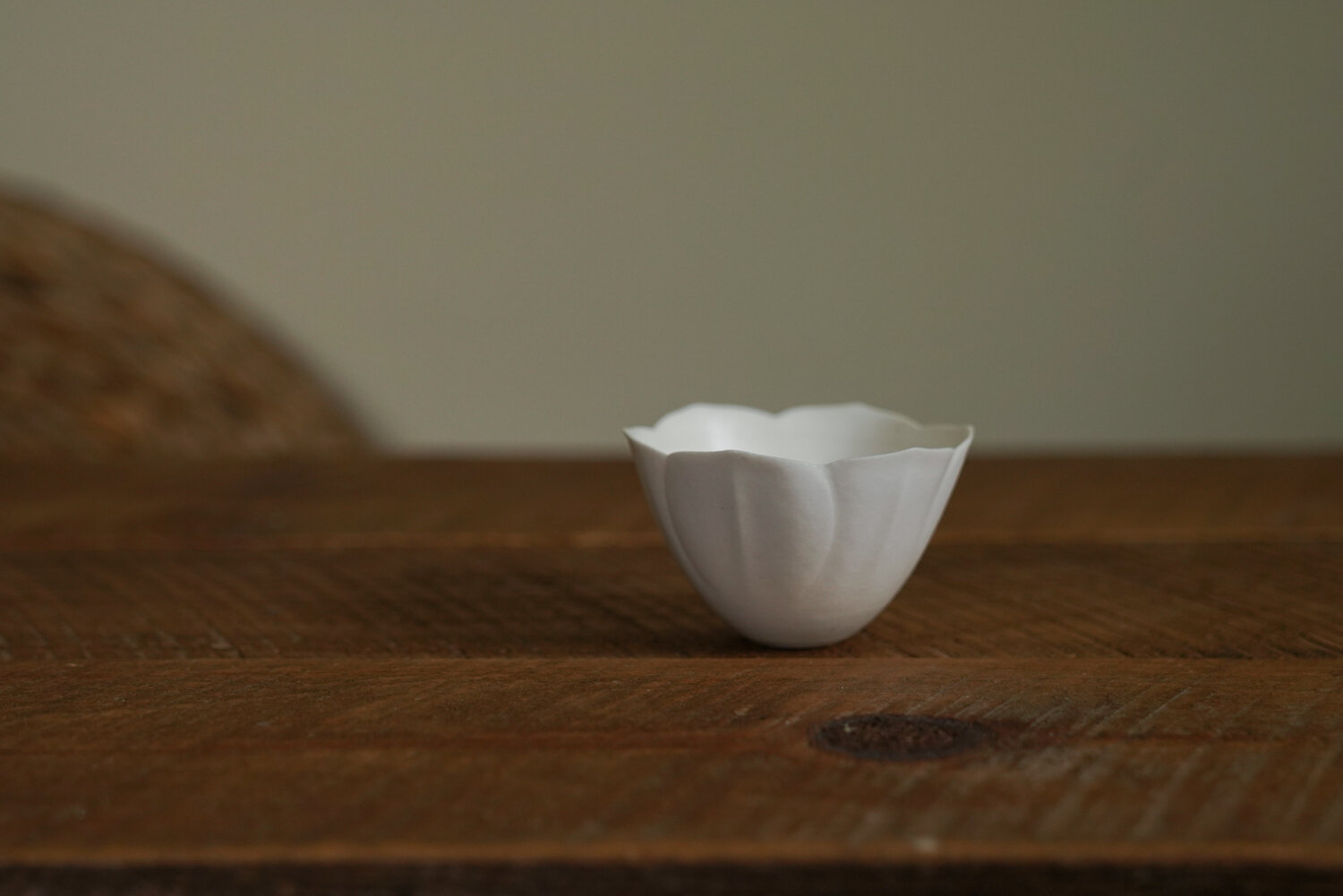 Handmade Matte White Coral Bell In Bloom