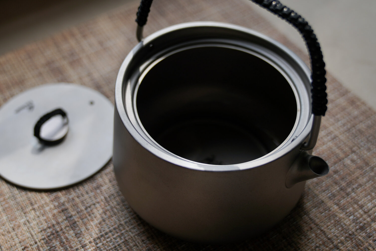 Titanium Kettle Outdoor Tea Coffee Kettle Tableware Pot Camping