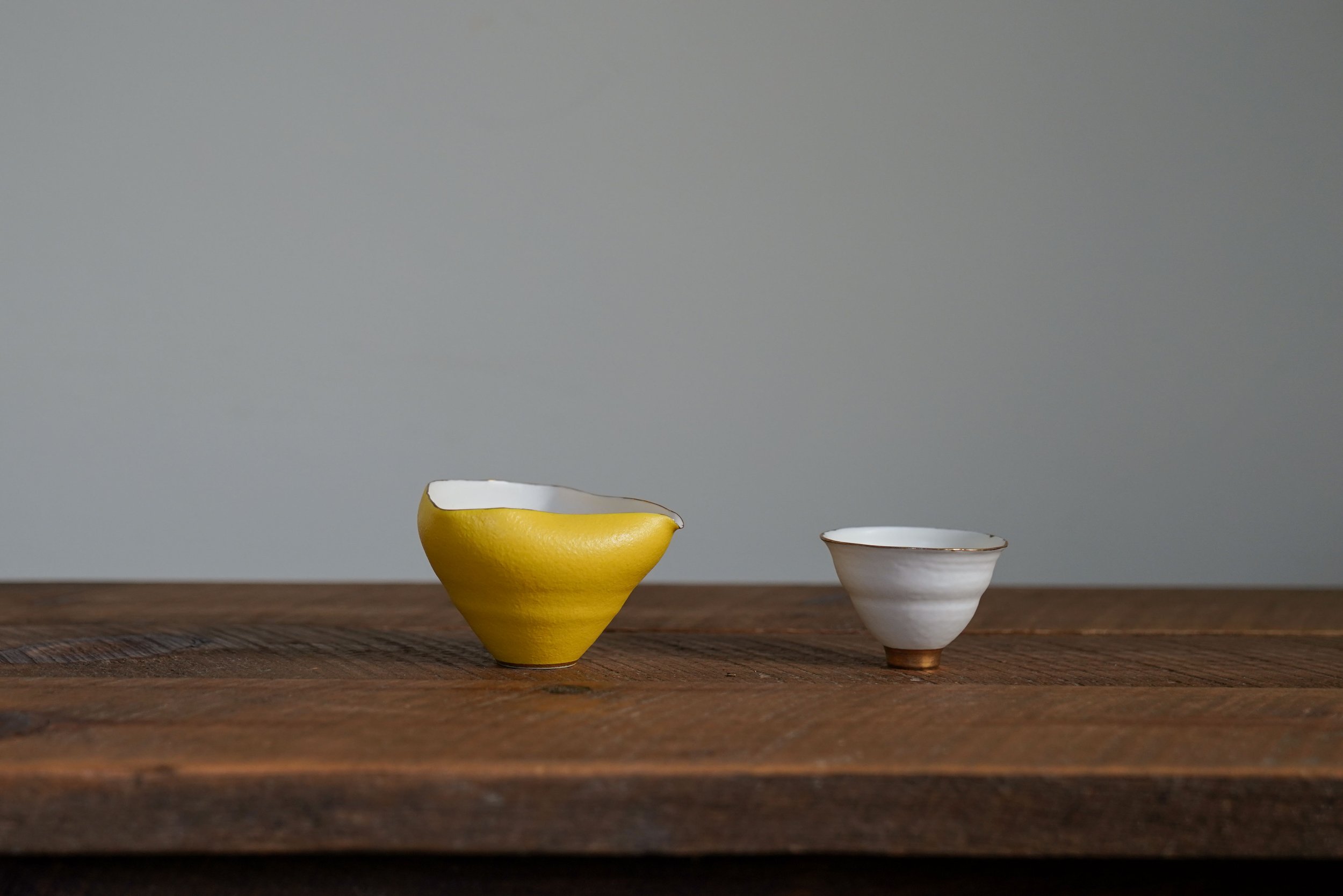 Lemon Yellow Glazed Fair Cup