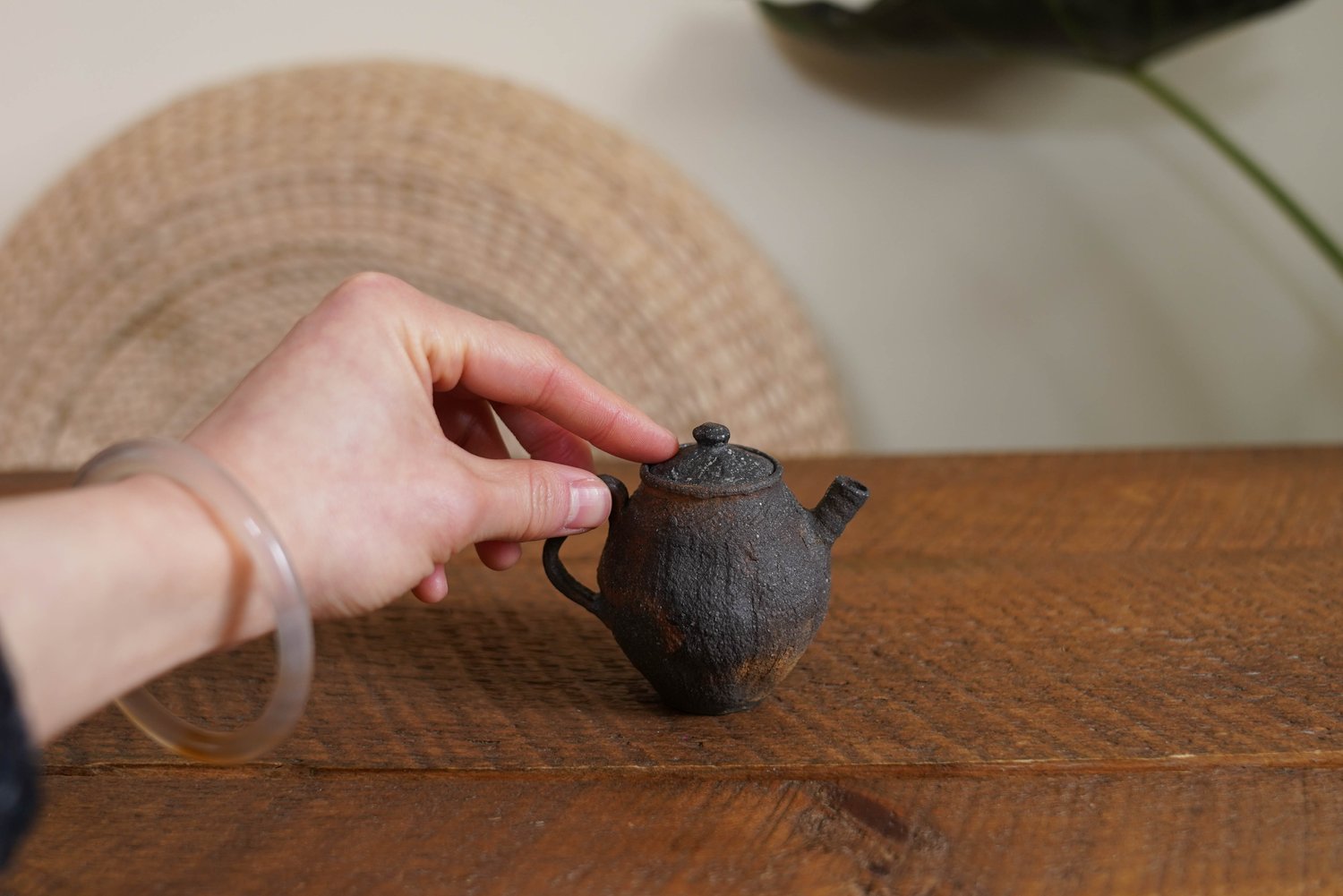 Handmade teapot Earthy pottery tea pot Rustic kettle Ceramic teapot Tea set