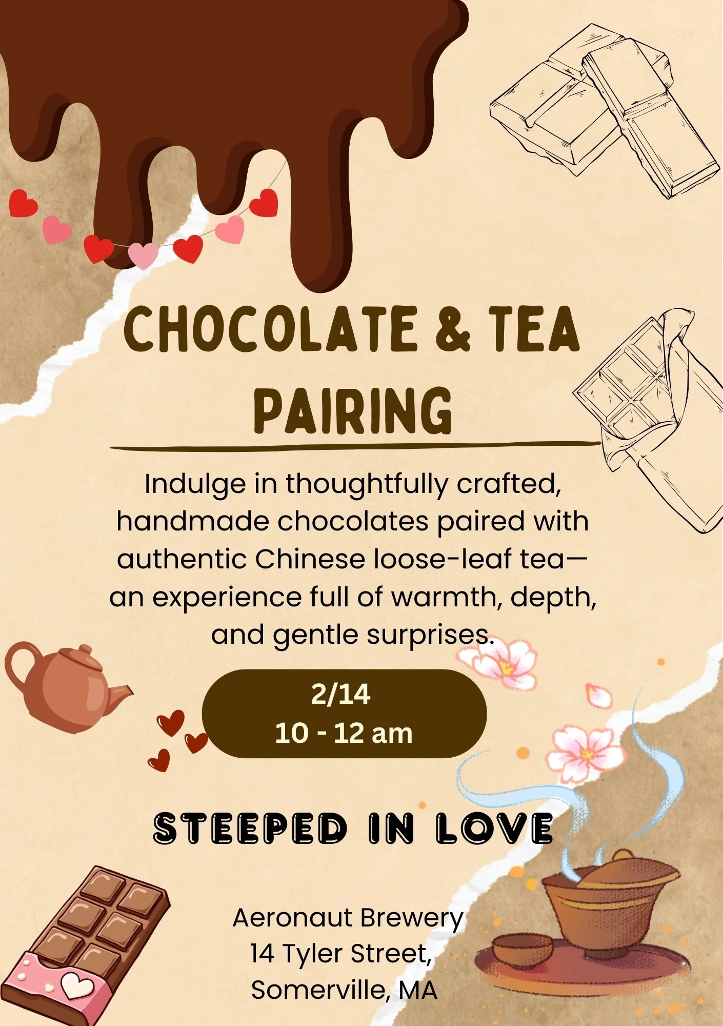 Chocolate & Tea Pairing · Steeped In Love