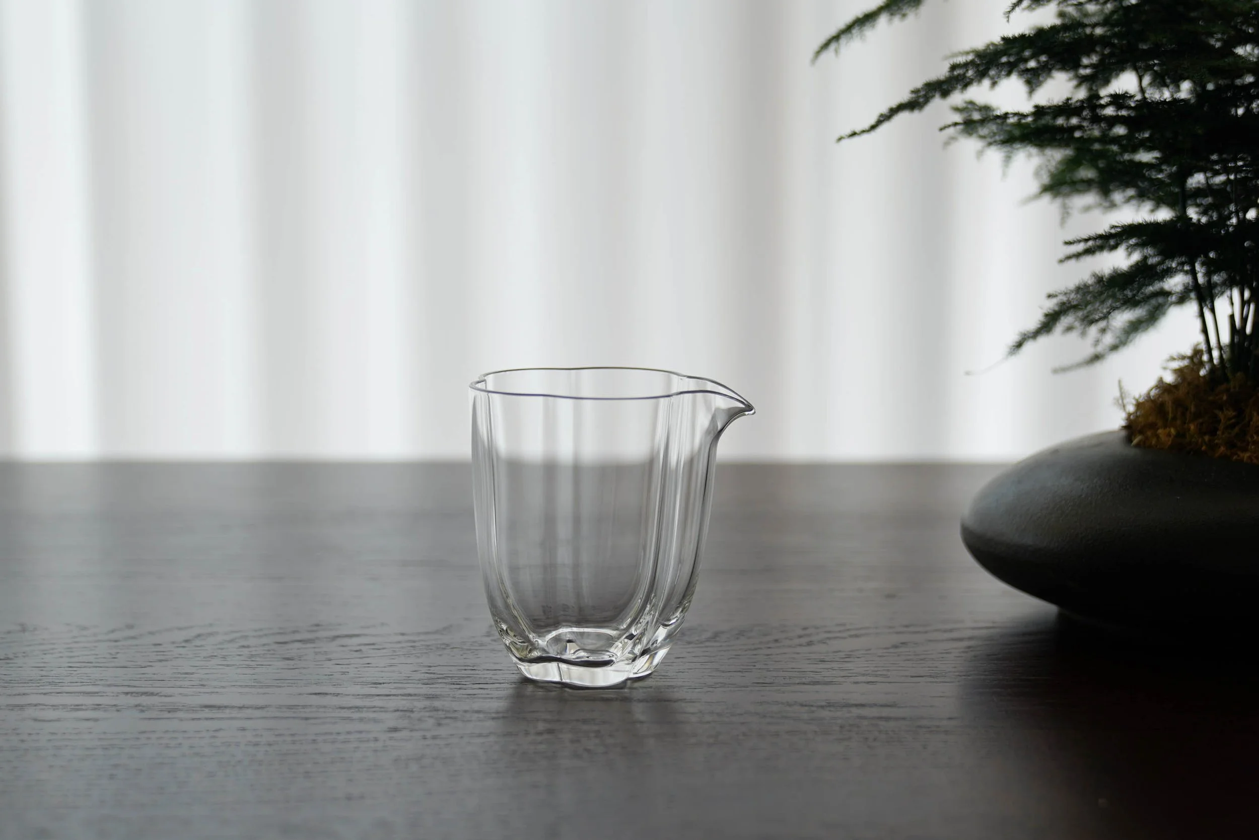 Plum Blossom Glass Fair Cup