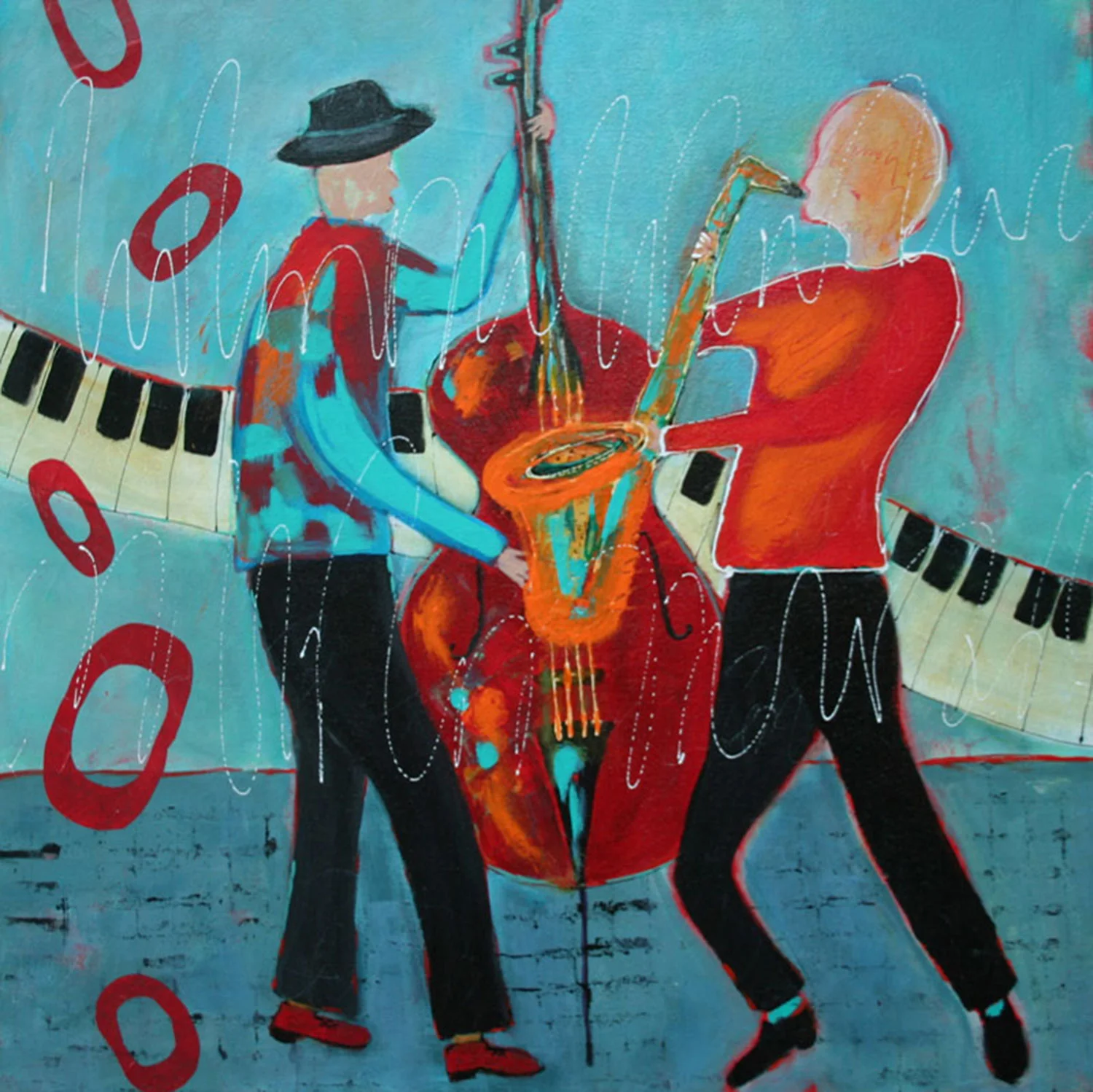 Jam Session 24x24" Acrylic