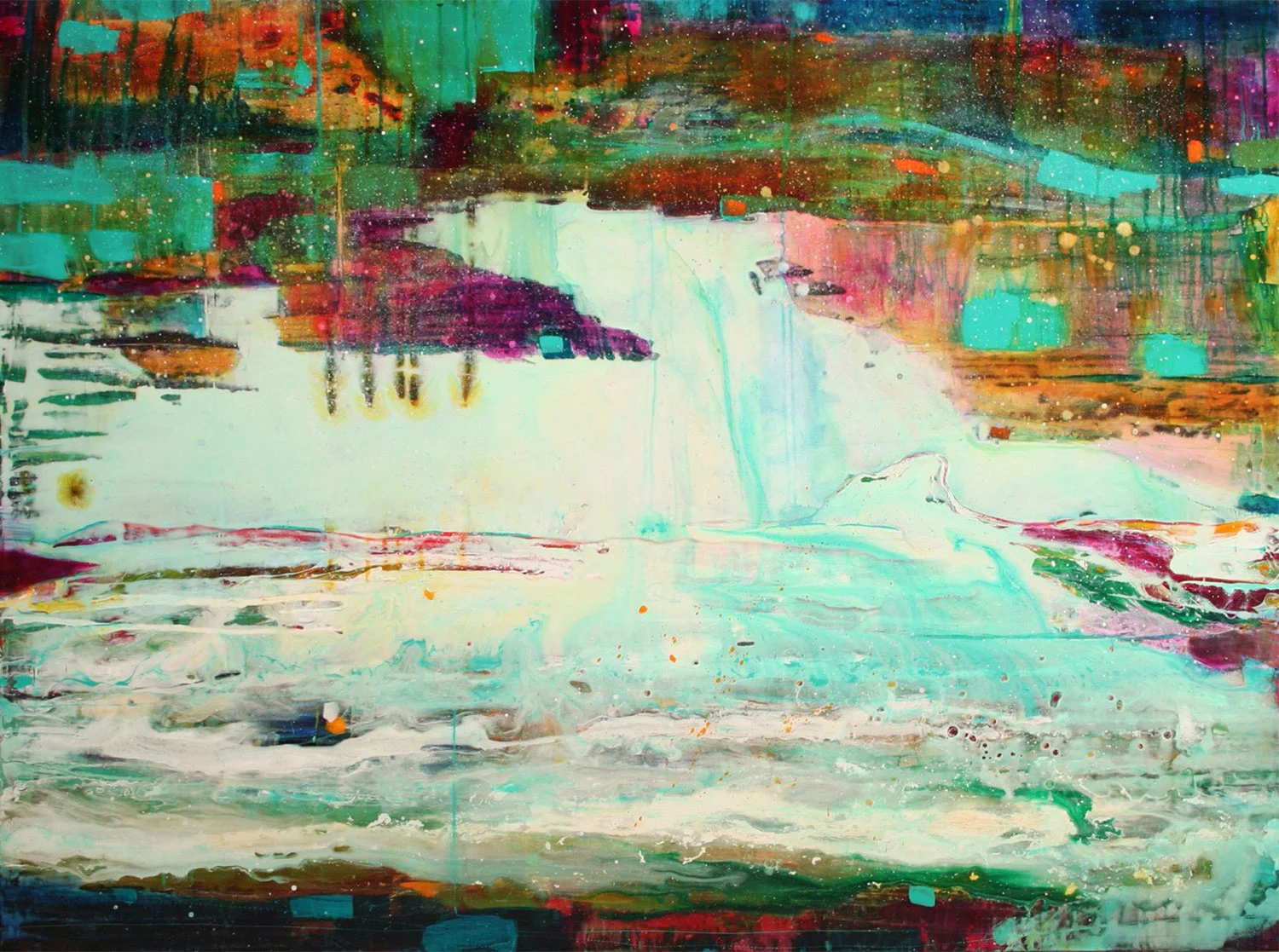 Waterfall 30x40" Acrylic