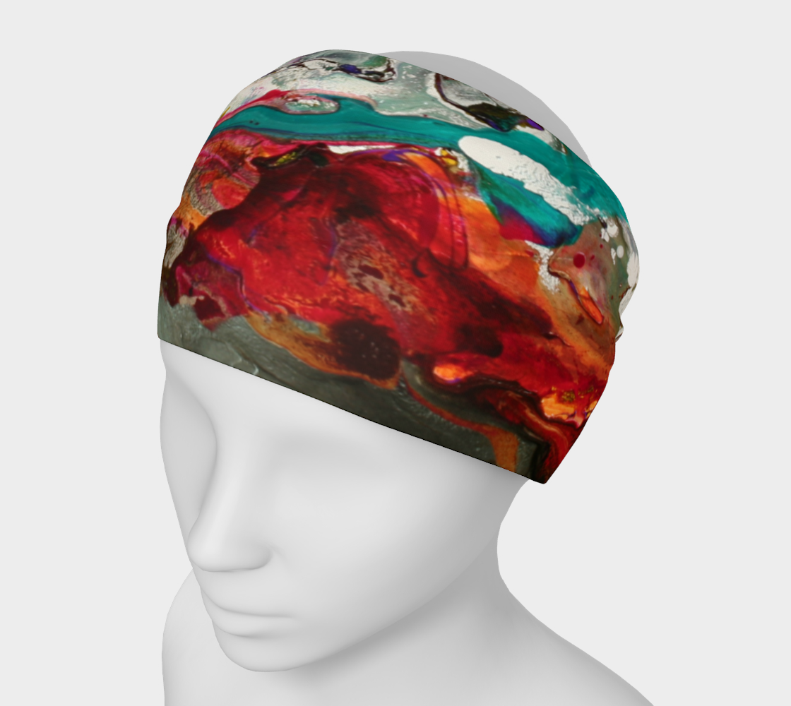 Scrivener-headband-underwater-pattern
