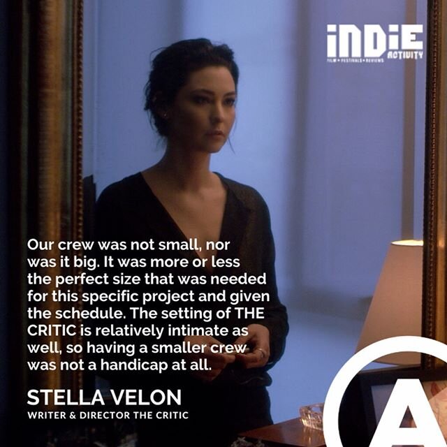 Our writer/director/star @stellavelonofficial speaks with @indieactivity about how &lsquo;The Critic&rsquo; was made! Read full interview: www.indieactivity.com/interview-stella-velon-first-time-director-on-award-winner-the-critic/
.
#indieactivity #