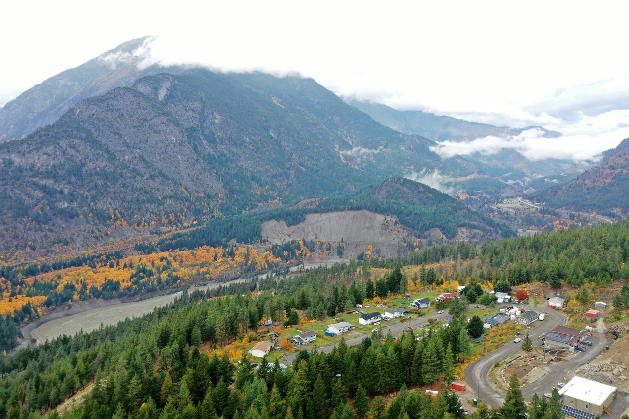 Kanaka Bar overlooking the Fraser Canyon