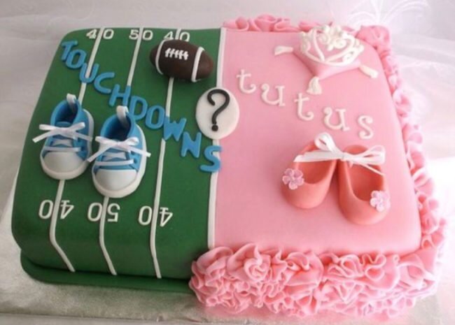 “Gender Reveal” Cake - The concept of the “gender reveal” is a unique look into the world of biological essentialism. 