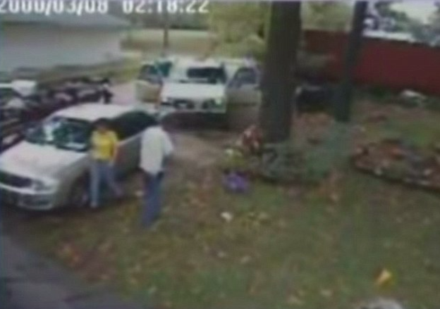 From the ‘eerie’ video of Bobby and Sherilynn packing up their truck