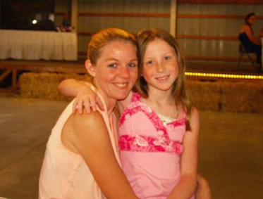 Abby with her mom Anna