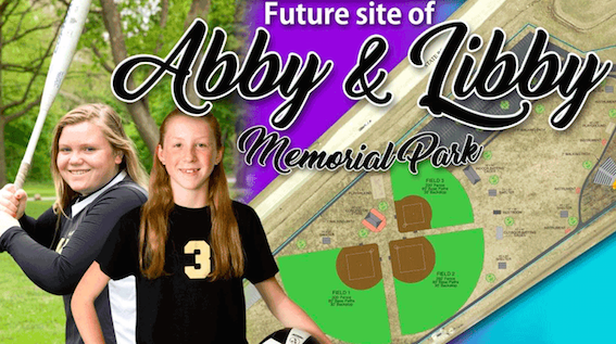 The poster for the Abby and Libby Memorial Park
