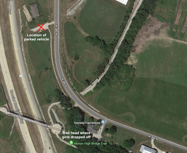 Zoomed in version of original map (source: Google maps)