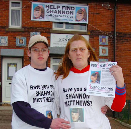 Craig and Karen pose outside the Dewsbury Moor Community Centre (source: The Sun)