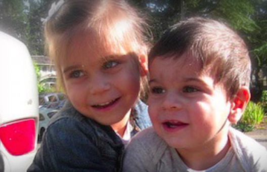 Maile aged 4 and Sky aged 2 (source: Trace Evidence Podcast)