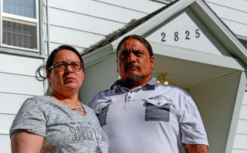 Savanna’s parents, Norberta LaFontaine-Greywind and Joe Greywind (source: bemidjipioneer.com