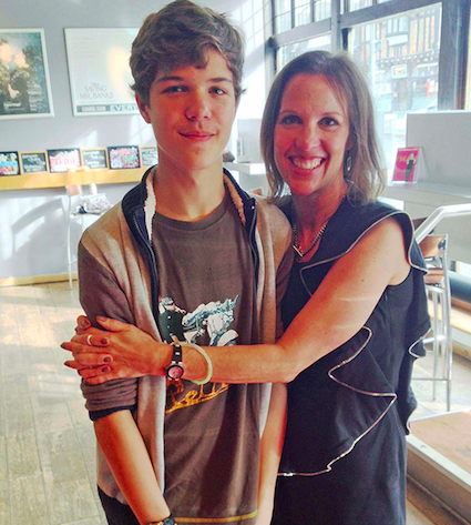 Breck and his mother, Lorin LaFave (source: you.co.uk)